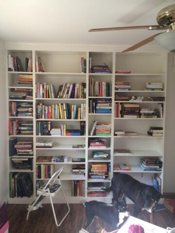DIY Ikea Billy Bookcase Built In Bookshelves Part 2
