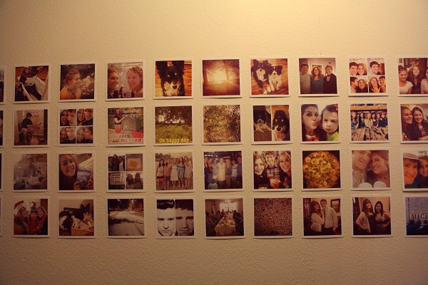 Hallway Visual Timeline…With Instagram!