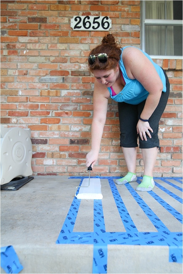 How to Paint Concrete—a Patio Makeover (Page 2) - Run To Radiance