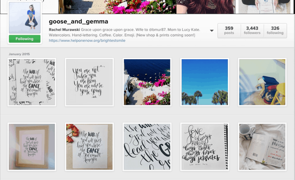 calligraphy instagram account
