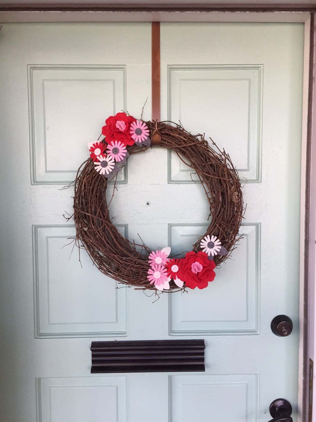 easy valentine wreath 
