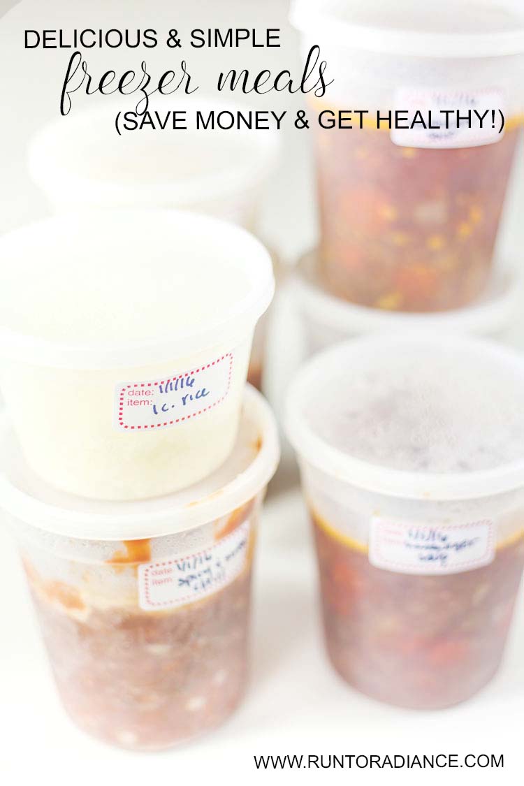 Freezer meals are the perfect way to cut down on your budget and your waistline! They are so much easier to make than you'd think. Definitely pinning this one!