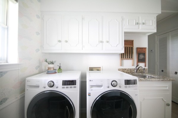 Our Laundry Room Makeover Reveal! - Run To Radiance