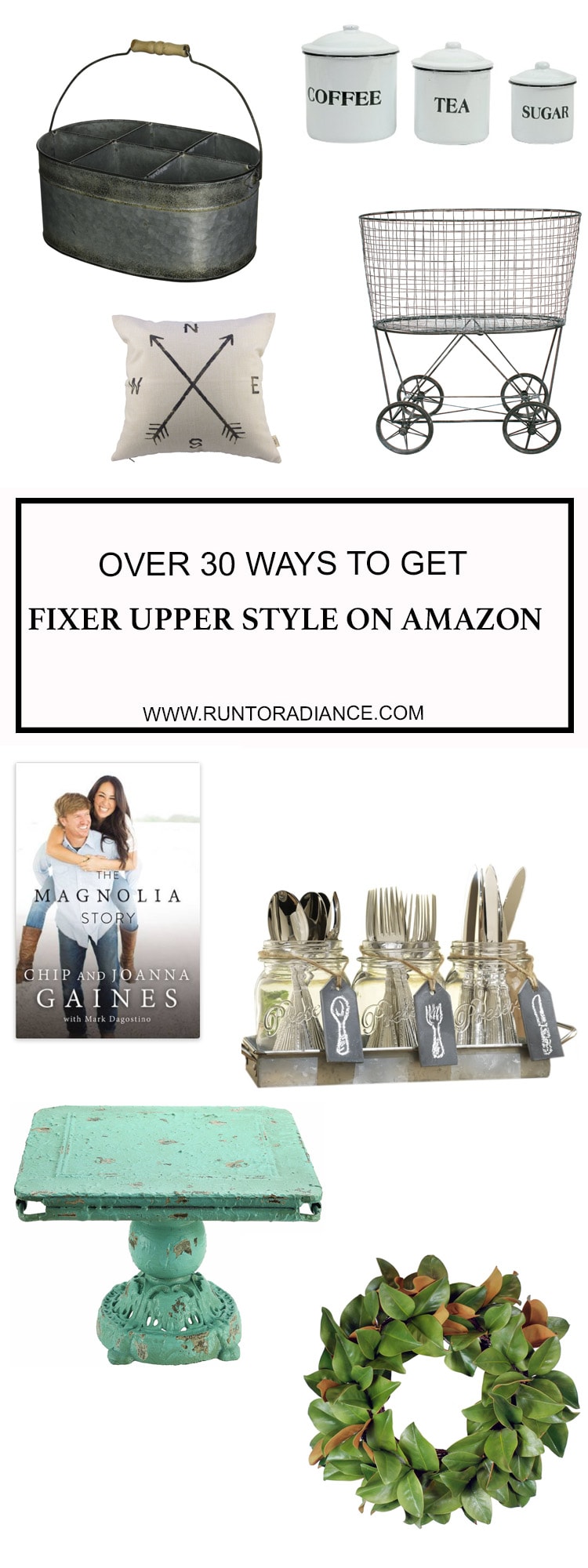 I love the show Fixer Upper, and it's so easy to get the Fixer Upper look on my favorite shopping site, Amazon.com. Fixer Upper on Amazon - Hooray!
