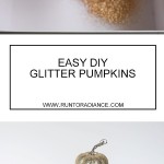 LOVE these diy glitter pumpkins! These are so cute and seriously the easiest craft I've made in a long time. So excited for fall!