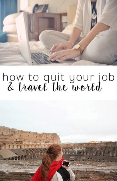 This is my dream! I want to quit my day job and travel the world - this is awesome! 