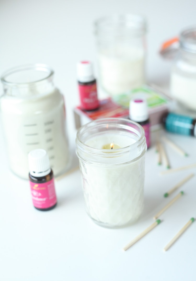 essential oil candle how to