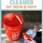 easy DIY concrete cleaner pin