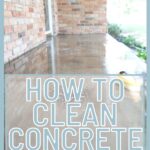 how to clean concrete pin