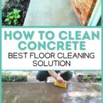 how to clean concrete collage