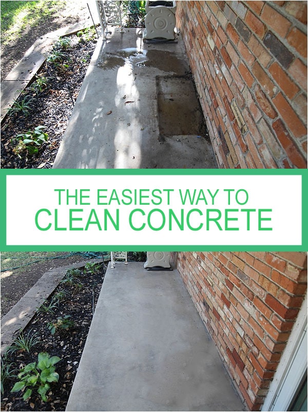 How To Clean Concrete The Easy Way, How To Clean Concrete Patio Without Power Washer