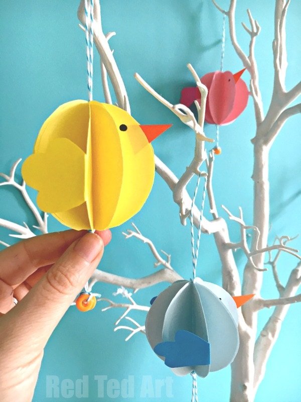 Easter tree preschool crafts 