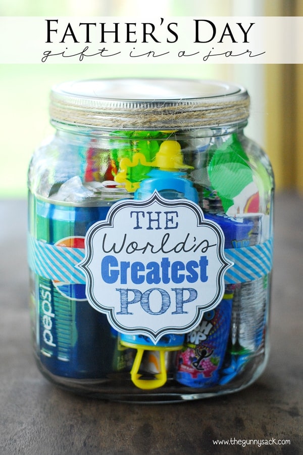 pop jar father's day gift idea