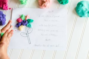 DIY Mother’s Day Gift from Kids with Free Printable {Playdough Card}