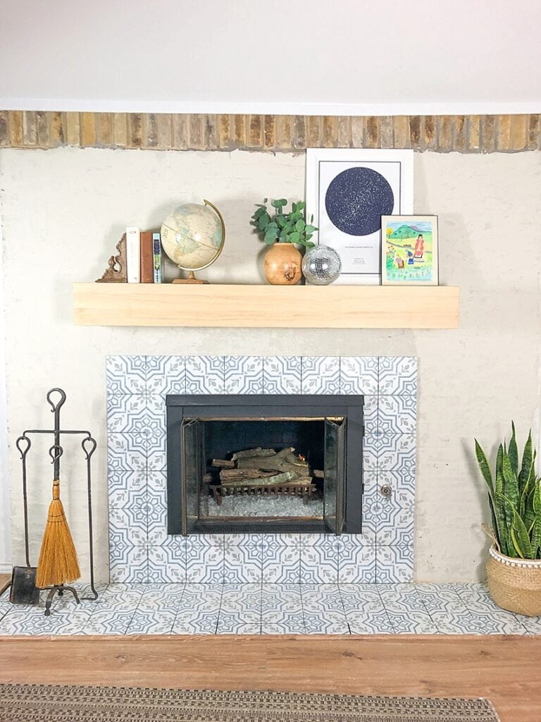 DIY Fireplace Makeover with Venetian Plaster – With Video