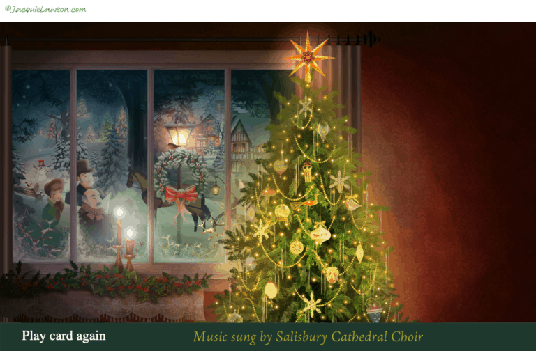 animated christmas tree design