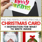 find the perfect free printable christmas card pin