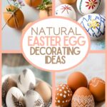 natural easter egg ideas collage