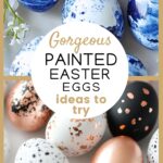 painted easter egg pin