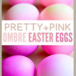 pink ombre easter eggs pin