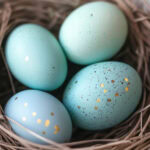 robin's egg inspired easter eggs