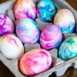 cool whip marbled easter egg decorating ideas