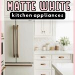 cafe matte white appliances pin
