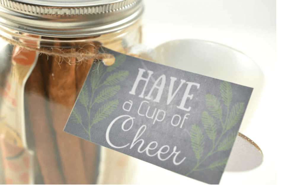 Have a cup of cheer coffee in a jar gift 