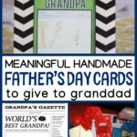 handmade father's day cards for granddad collage
