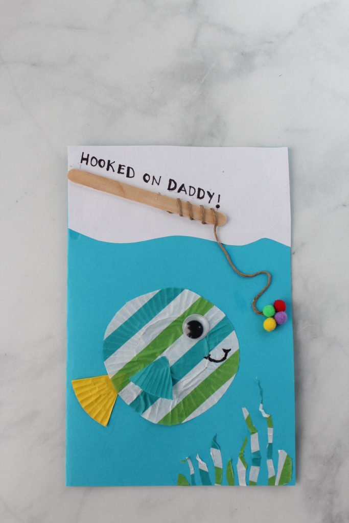 Hooked on Daddy DIY Father's Day Card