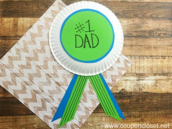 #1 Dad homemade award