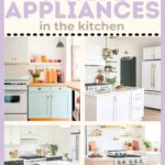 white appliances pinterest collage