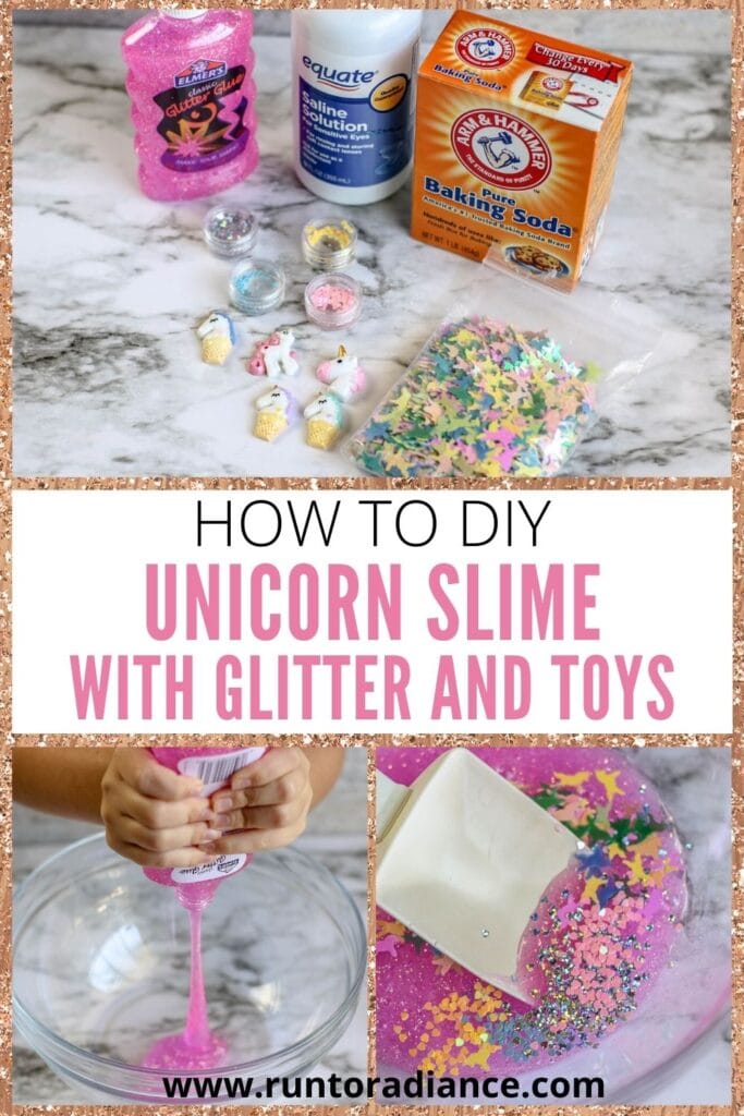DIY Glitter Unicorn Slime — Doodle and Stitch