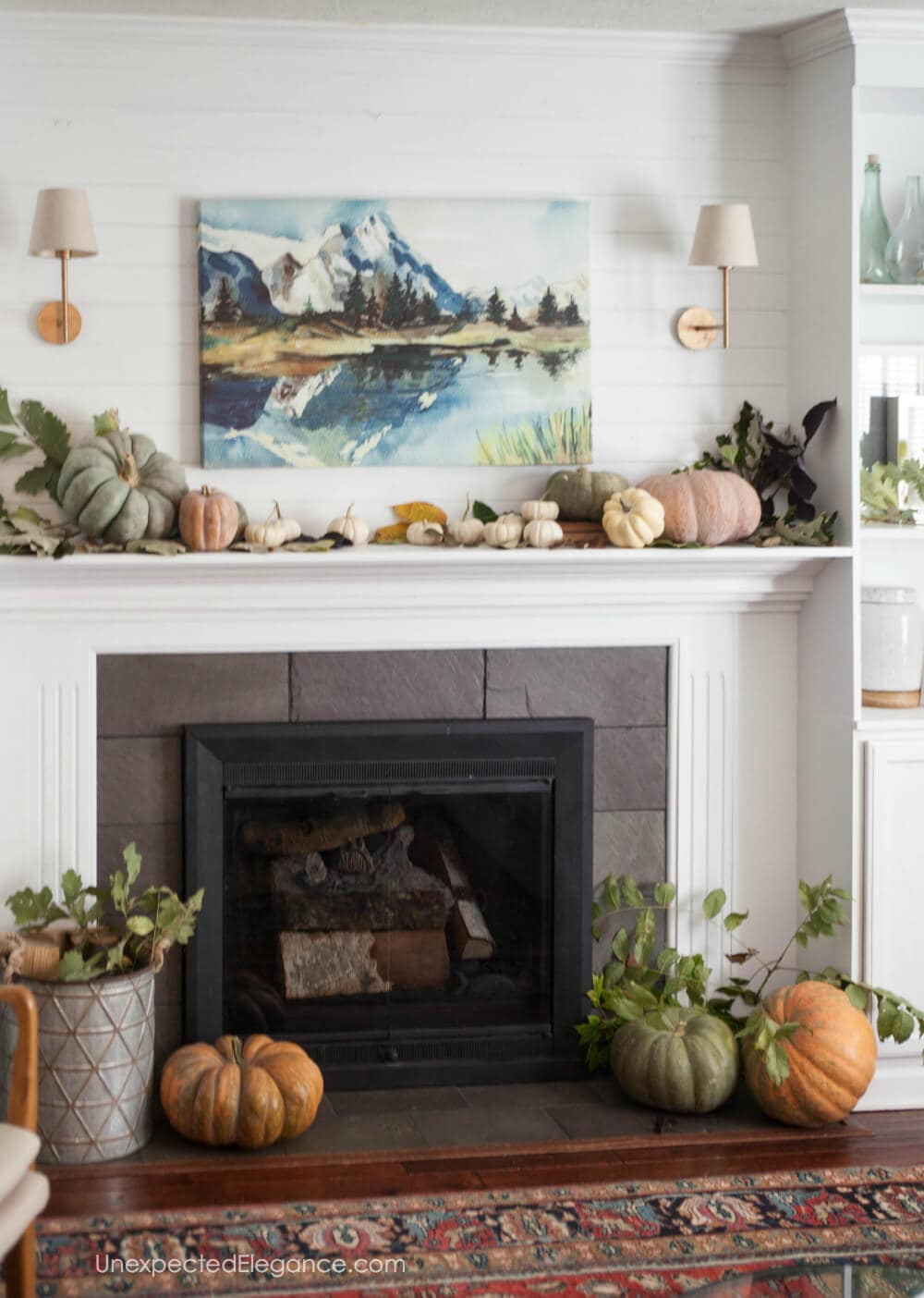 Fall Mantel Decor Ideas That Are Charming And Simple - Run To Radiance