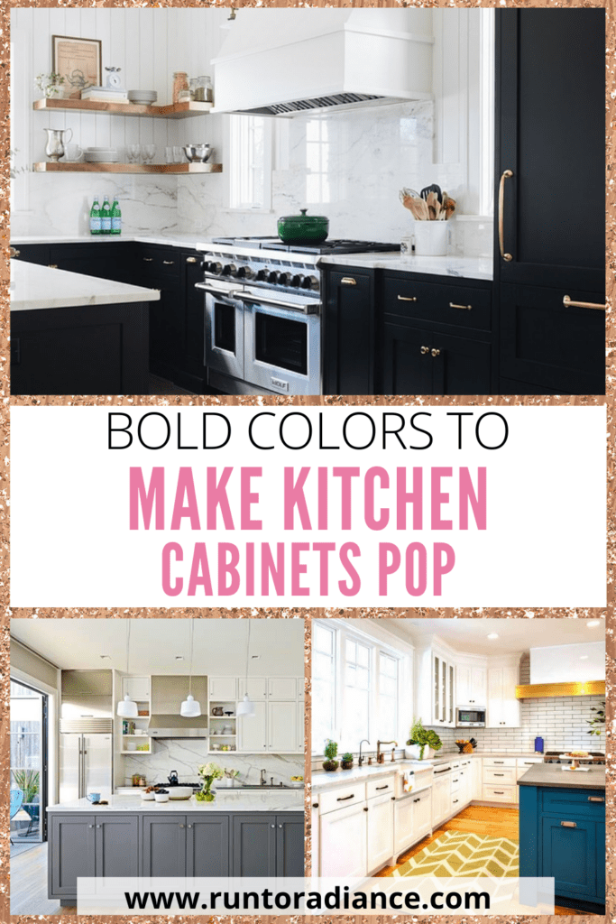 Trendspotting: Colorful Kitchen Cabinet Colors - Run To Radiance