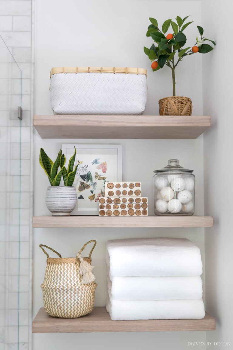 How To Decorate Shelves - Run To Radiance