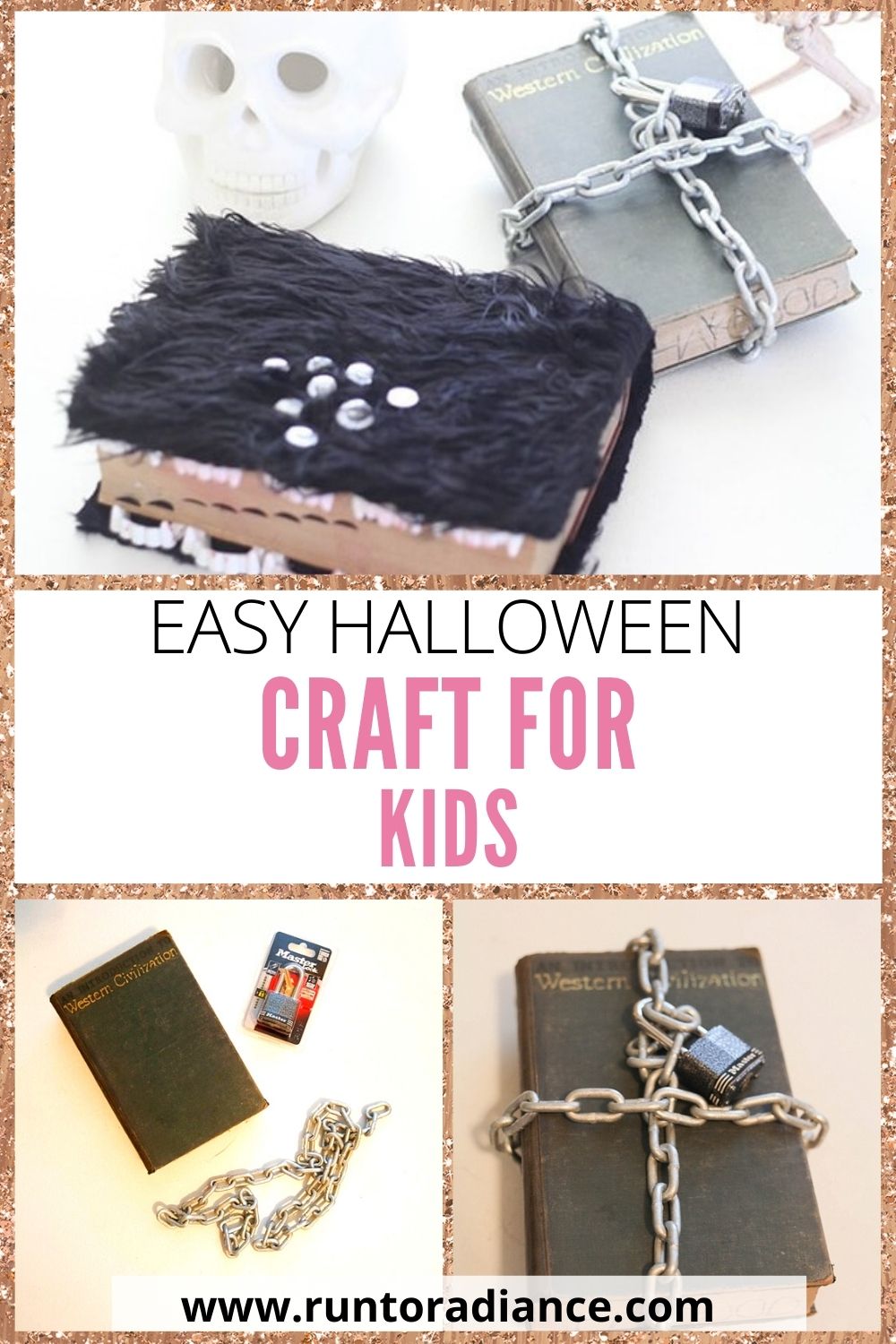 DIY Spooky Halloween Decorations With Books Run To Radiance