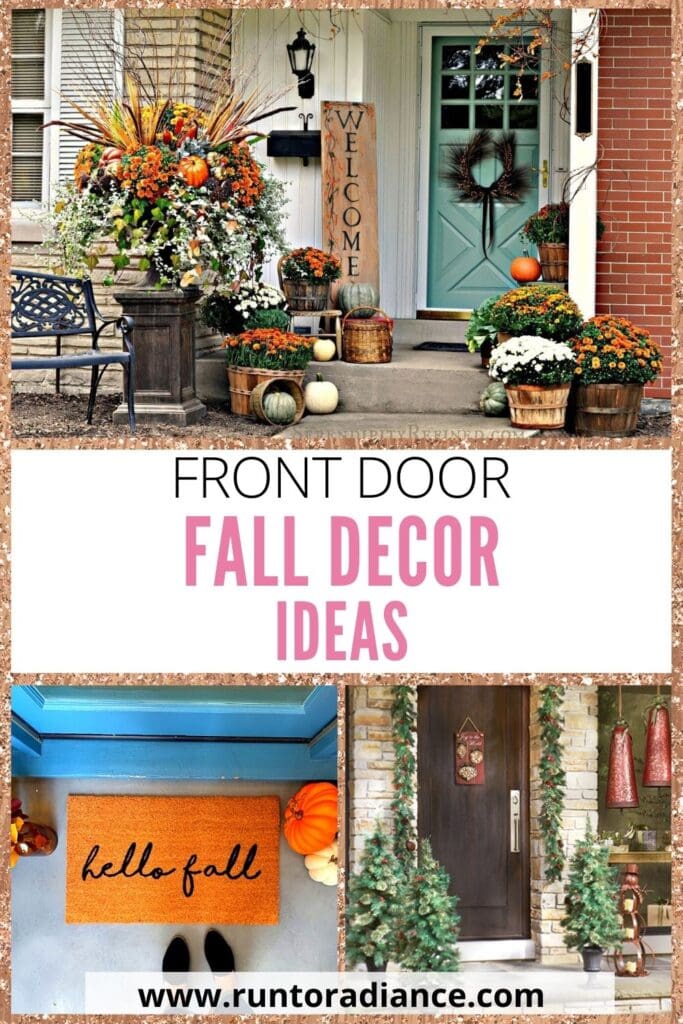 10 Fall Front Door Decor Ideas - Run To Radiance