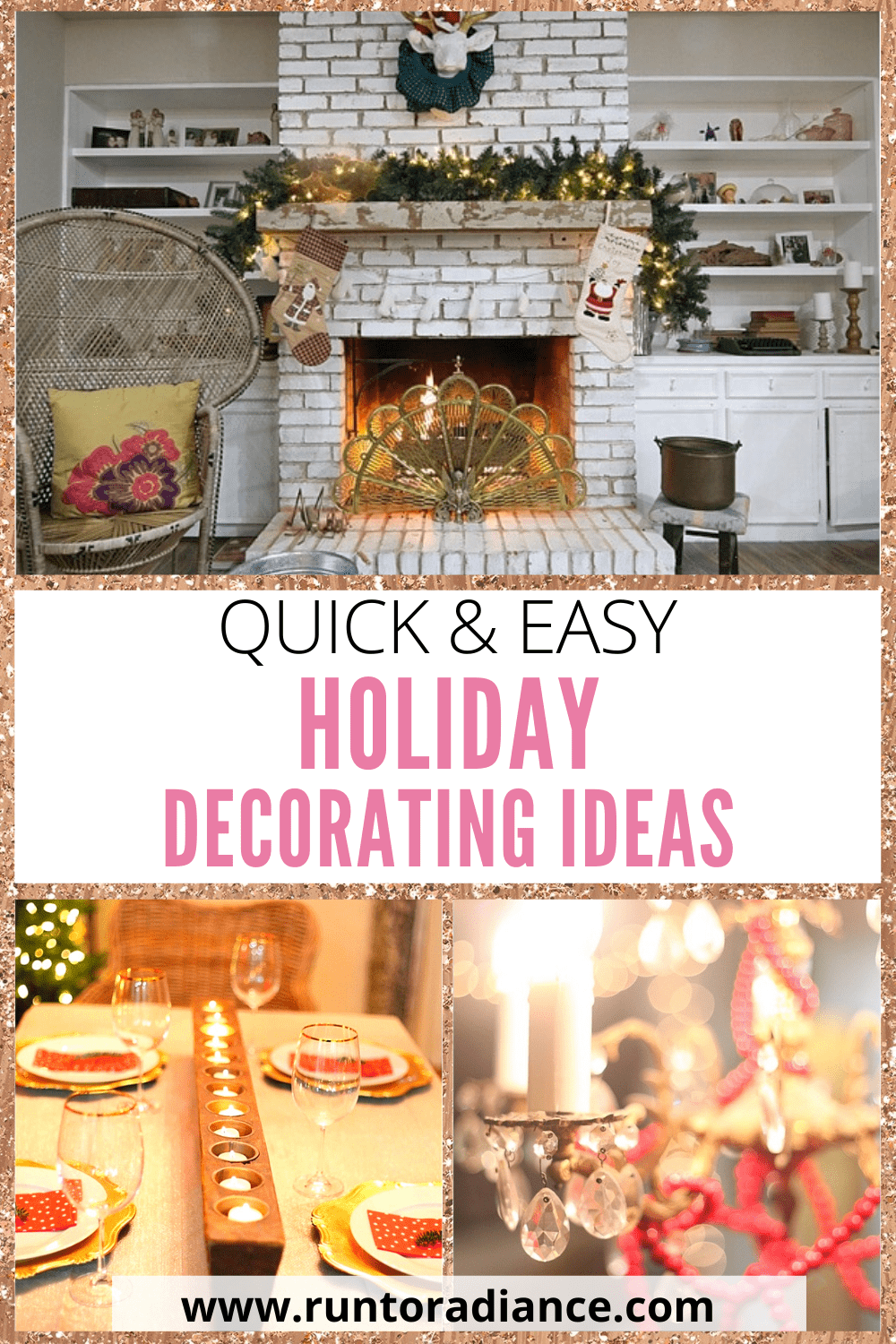 10 Quick Cheap Christmas Decor Ideas - Run To Radiance