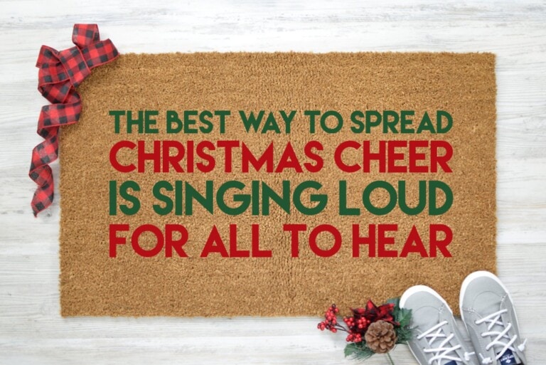 Christmas Doormats For A Festive Front Porch 