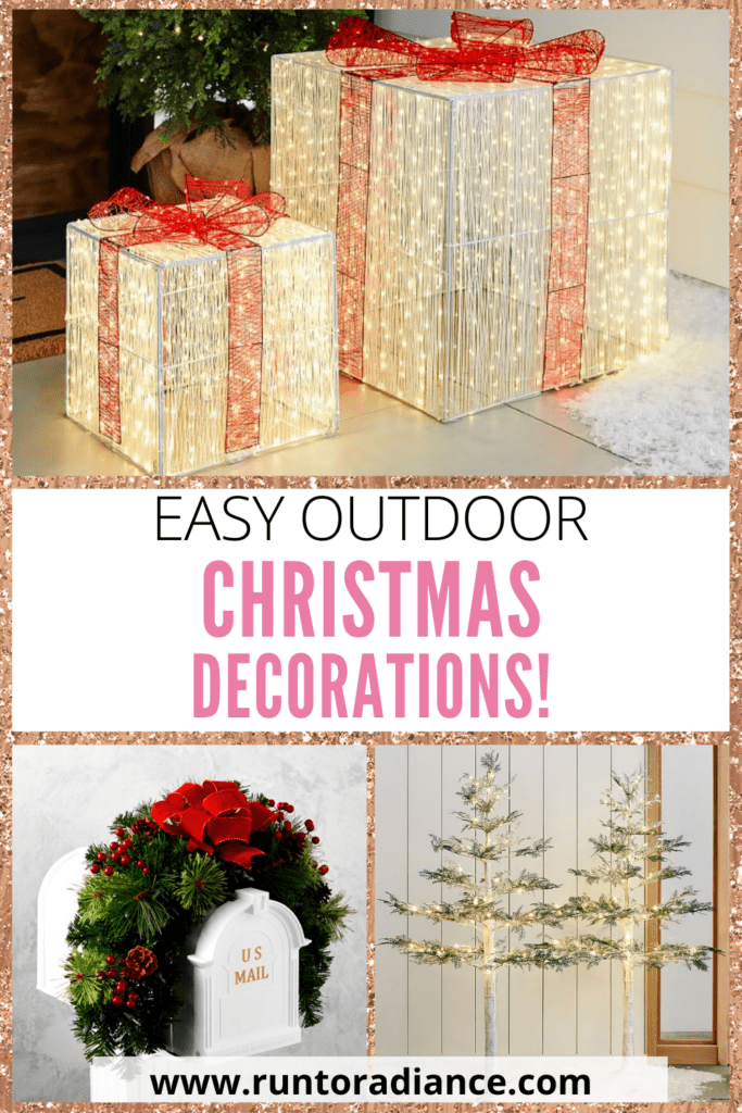 Easy Outdoor Christmas Decor Ideas Run To Radiance - Homemade Outdoor Christmas Decorations