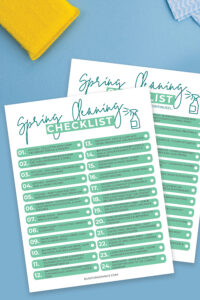 Spring Cleaning checklist