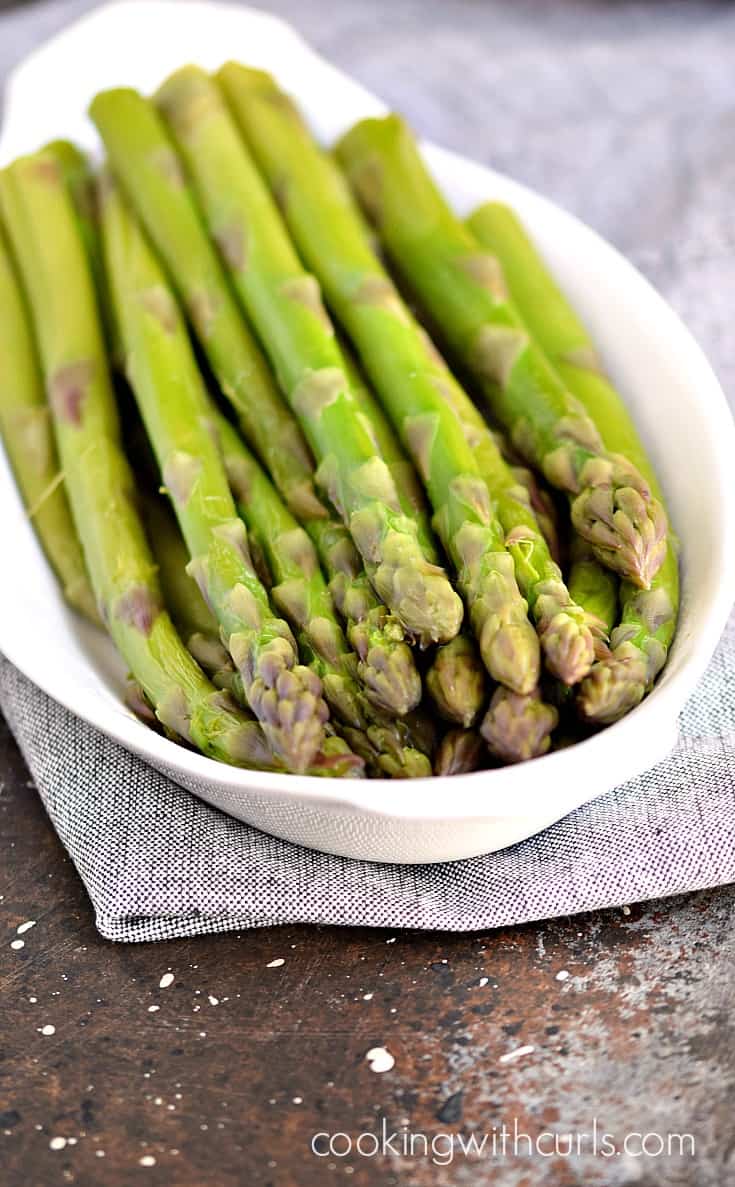 IP steamed asparagus
