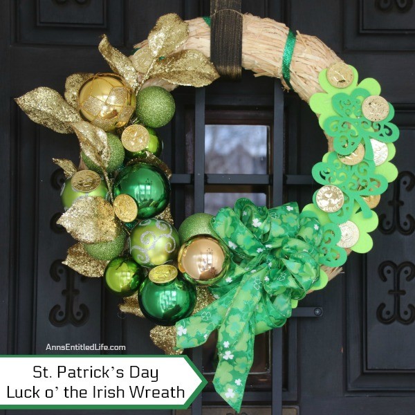 DIY wreath St. Patrick's Day craft