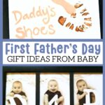 first father's day gift ideas from baby pin
