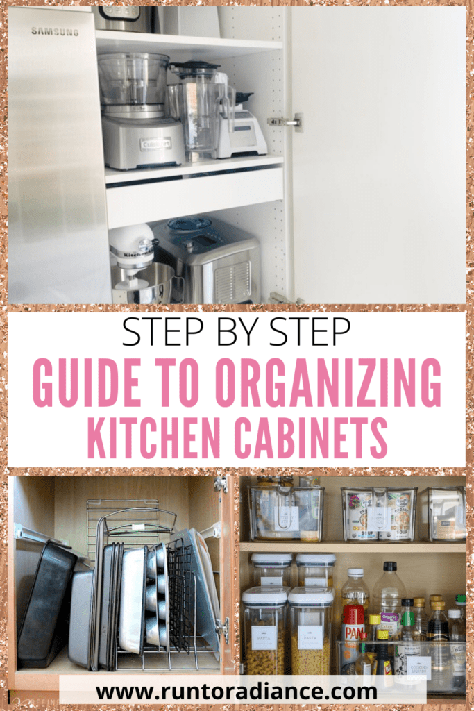 How To Organize Your Kitchen Cabinets - Step-By-Step Project