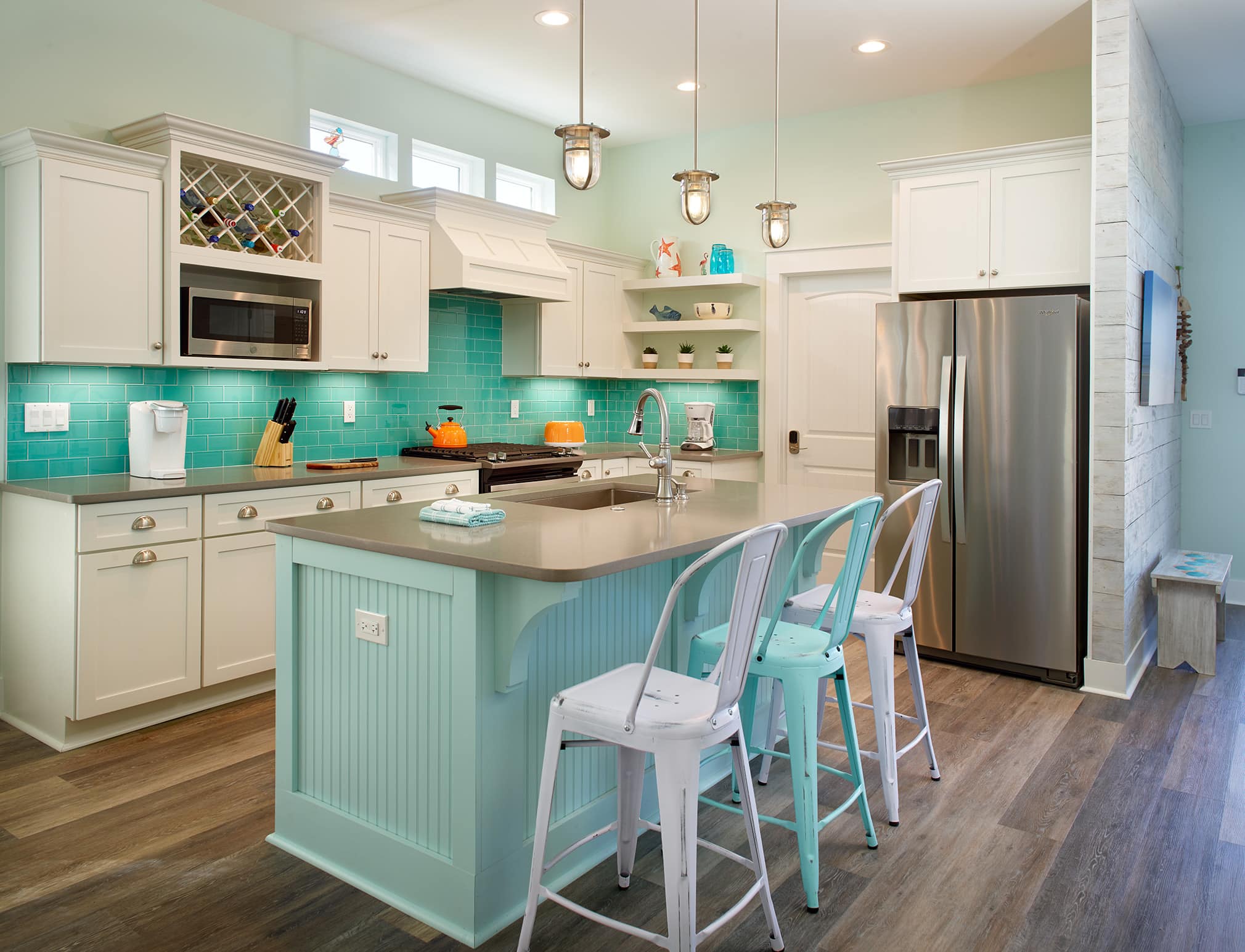 9 Navy aqua gray kitchen ideas  aqua kitchen, teal kitchen decor, blue kitchen  accessories