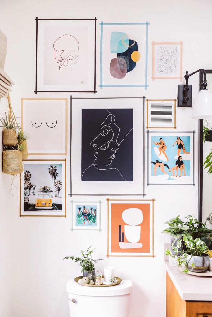 DIY: Framed Scrapbook Paper Wall Gallery - Color By K