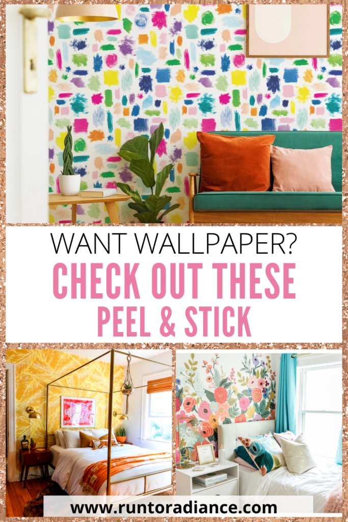 The Best Peel and Stick Wallpaper Ideas - Run To Radiance