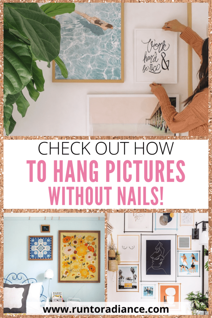 How to hang wall art without nails, drilling, or holes?